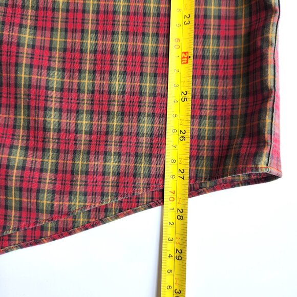 LL Bean Plaid Shirt Men's Large Regular Wrinkle Resistant Long Sleeve Button Up - Picture 6 of 9
